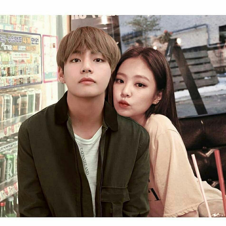 Kim Jennie and Kim Taehyung