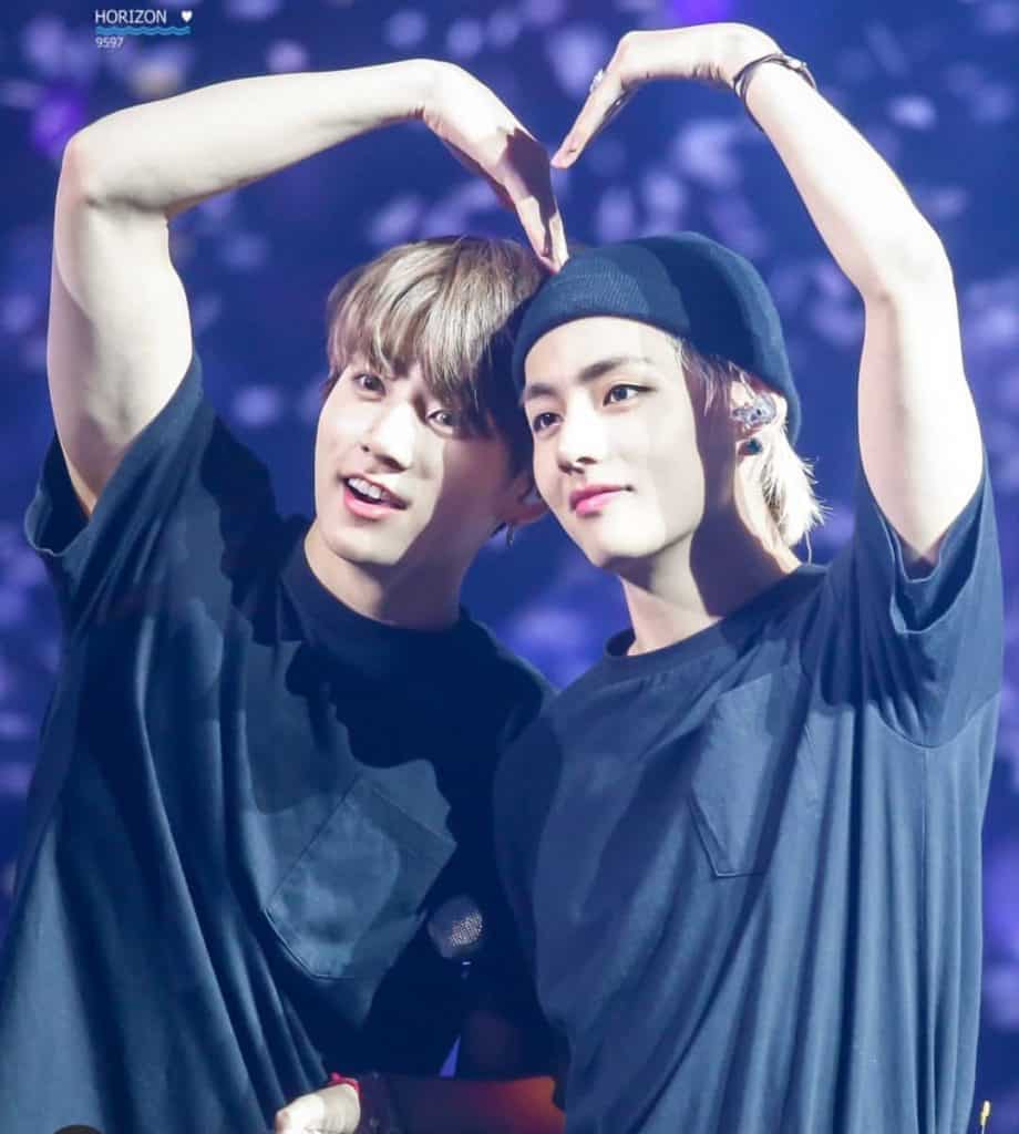 Jungkook BTS and Kim Taehyung